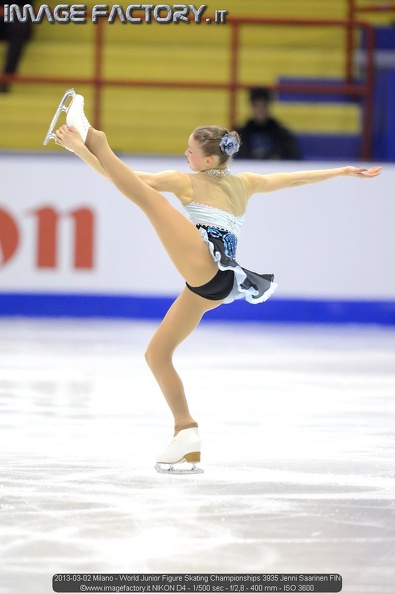 2013-03-02 Milano - World Junior Figure Skating Championships 3935 Jenni Saarinen FIN.jpg